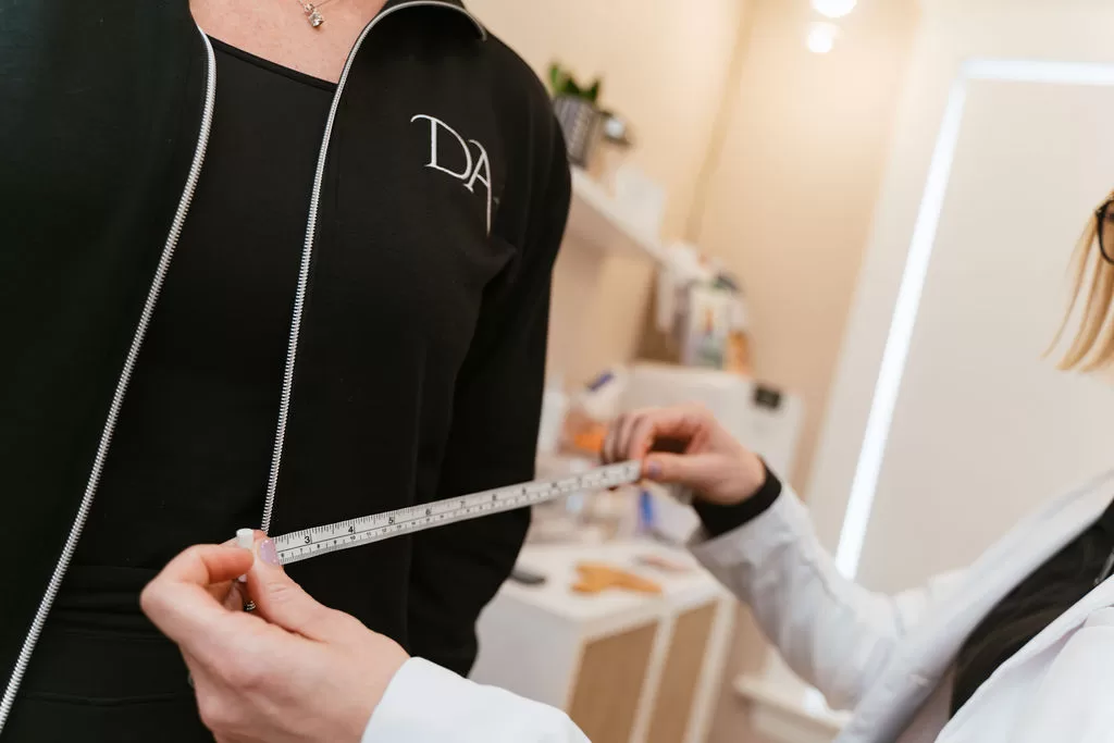 Provider measuring BMI of a Patient for Medically Managed Weight Loss