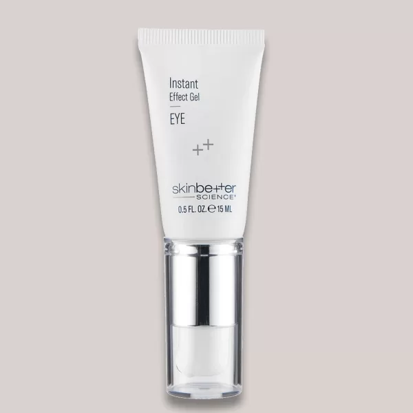 A high-resolution image of the Instant Effect Gel EYE, 15 ml, showcasing its sleek packaging and advanced formula designed to provide instant hydration, reduce puffiness, and diminish the appearance of fine lines around the delicate eye area.