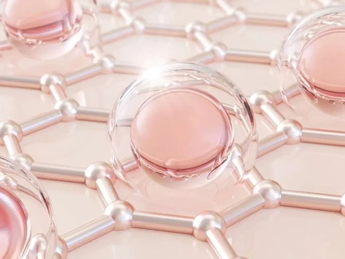 illustration of skincare product absorption