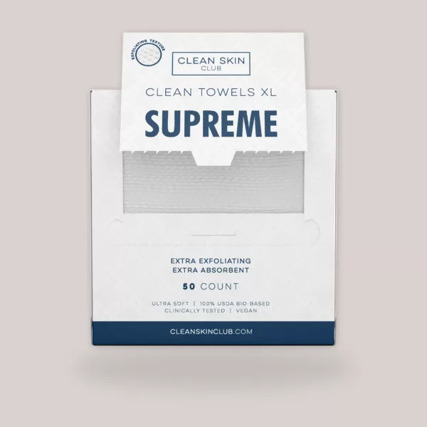 Clean Skin Club Clean Towels XL Supreme, 50 Ct