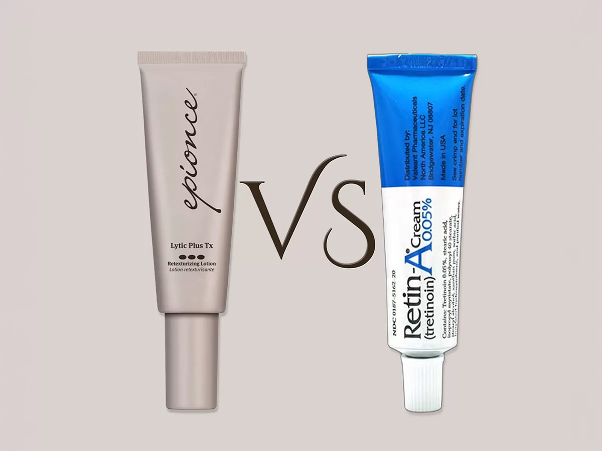 an image of Epionce Lytic Plus TX vs. Retin-A (Tretinoin)