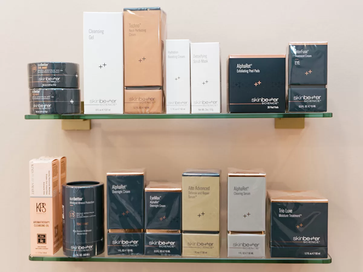 Skinbetter Products on Shelf