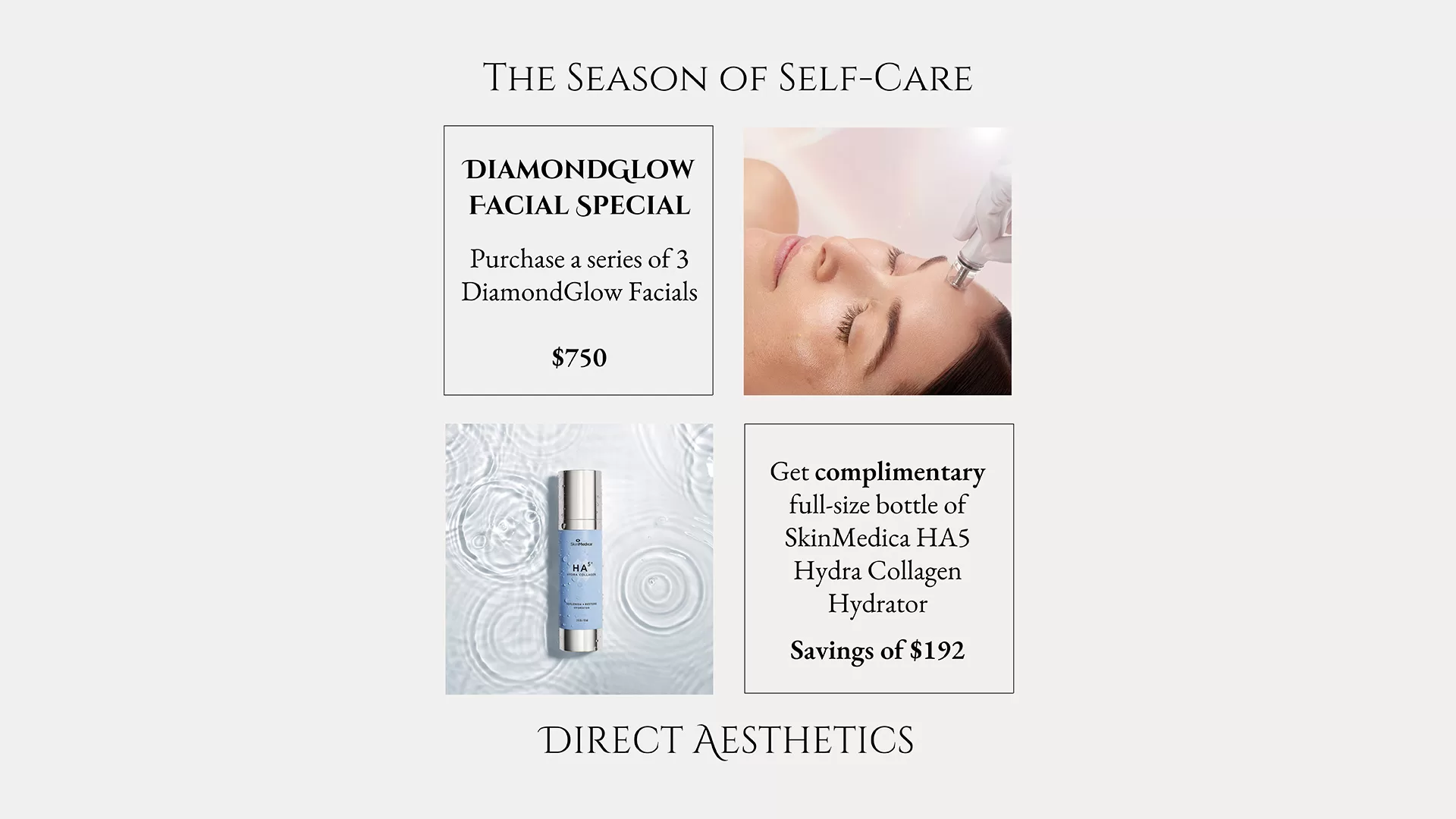 diamond glow facial special