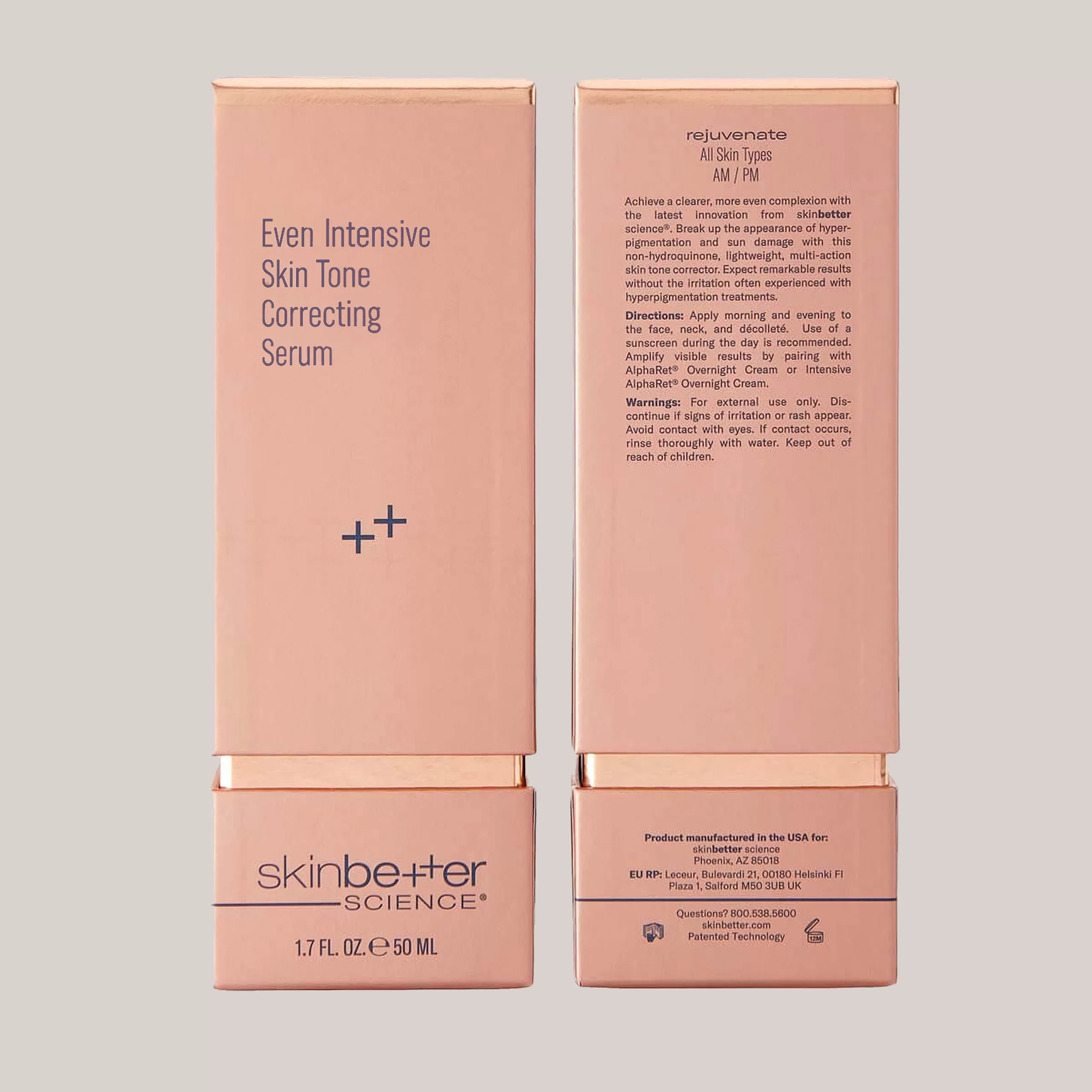 Even Intensive Skin Tone Correcting Serum Packaging, 50 ml